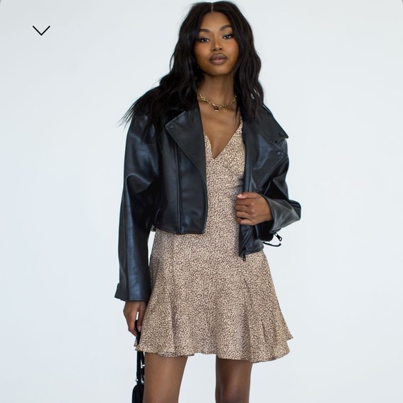 Princess Polly The Sting mini dress Leopard - Picture 1 of 8